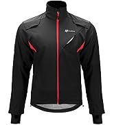 ROCKBROS Winter Cycling Jacket for Men Thermal Fleece Windproof Jacket Running Biking Hiking