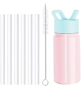 Replacement Straws Compatible with Simple Modern Kids Water Bottle 14oz-6Pack BPA-Free Straws and...