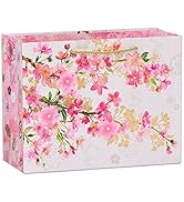 Papyrus 13" Large Gift Bag (Graceful Bloom) for Weddings, Bridal Showers, Birthdays and All Occas...