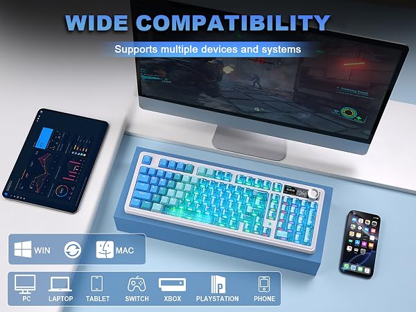 AK980 V2 Pro Wireless Mechanical Keyboard