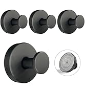 Welsa Suction Cup Hooks for Shower - Stainless Steel, Strong Suction, No Drill, Removable Hanger ...