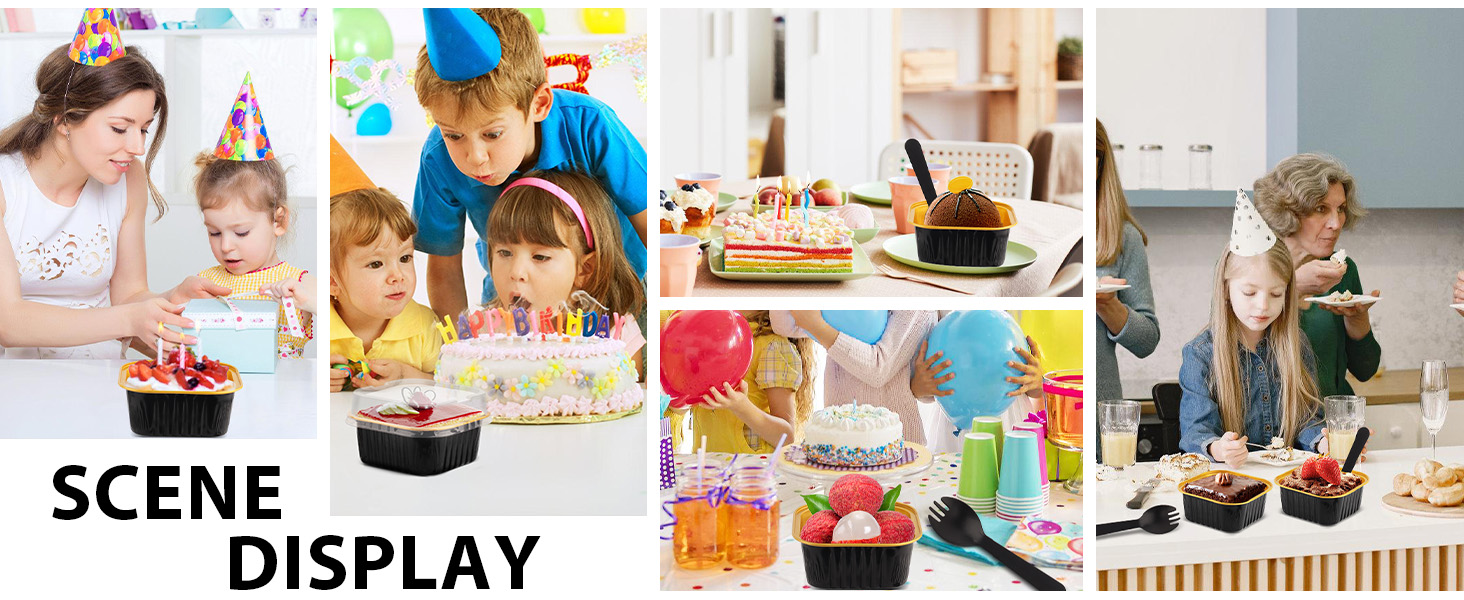 5 OZ Mini Cake Pans with Lids