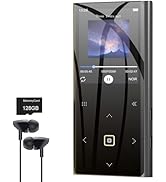 160GB MP3 Player for Kids with Bluetooth Portable Music Player 2.4" Large Screen Built-in Speaker...