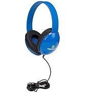 Egghead Heavy-Duty Kids' Headphones with Padded Ear Cups and 6' Cord, Adjustable Tangle-Free Plas...