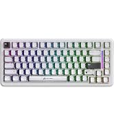 ATTACK SHARK X82 PRO HE Wireless RT Mechanical Gaming Keyboard-White Anime | 8K Polling,0.01mm Ac...