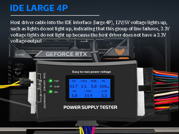 LCD Power Supply Tester