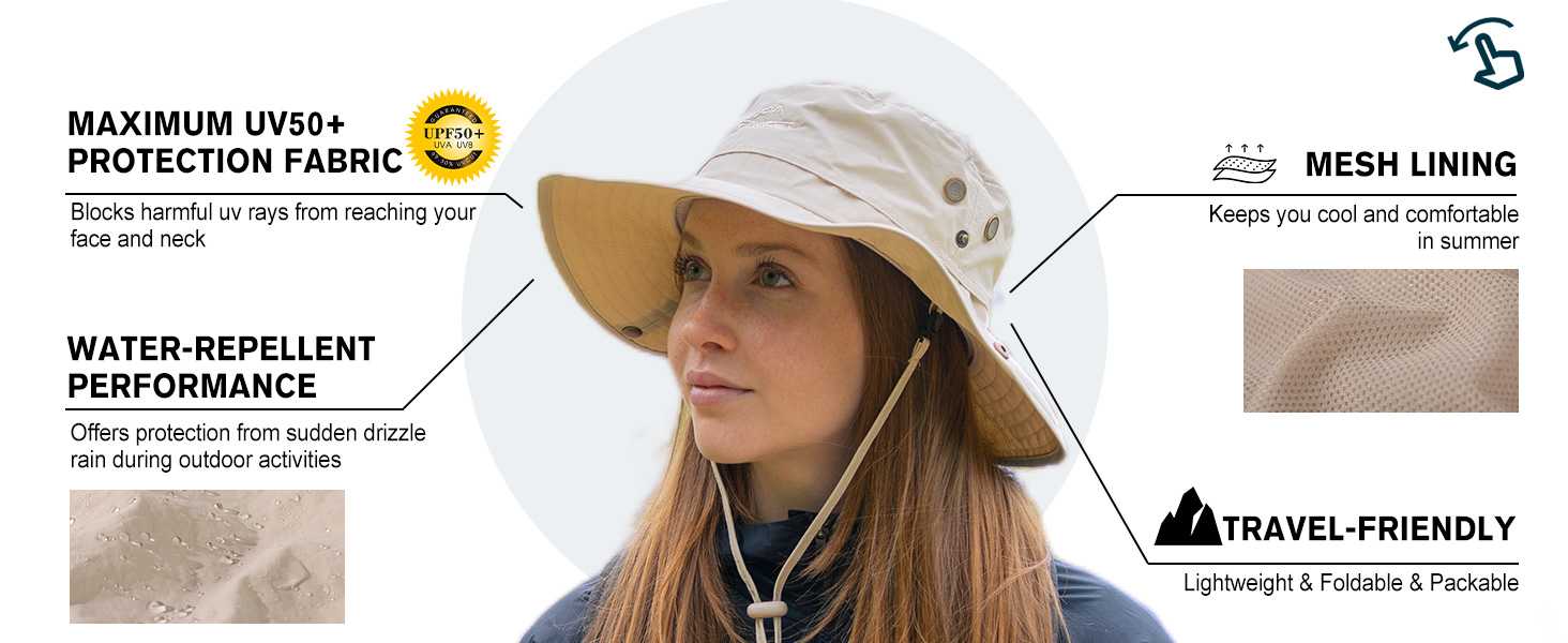 functional outdoor sun hat