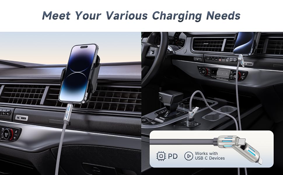4 in 1 Charging Cable