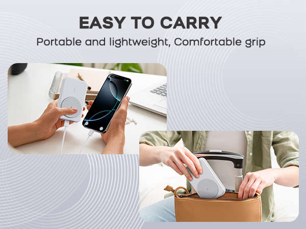 RORRY Portable Charger, 3-in-1 Charging Station