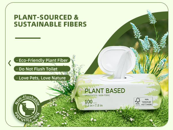 dog wipes for paws and Rear