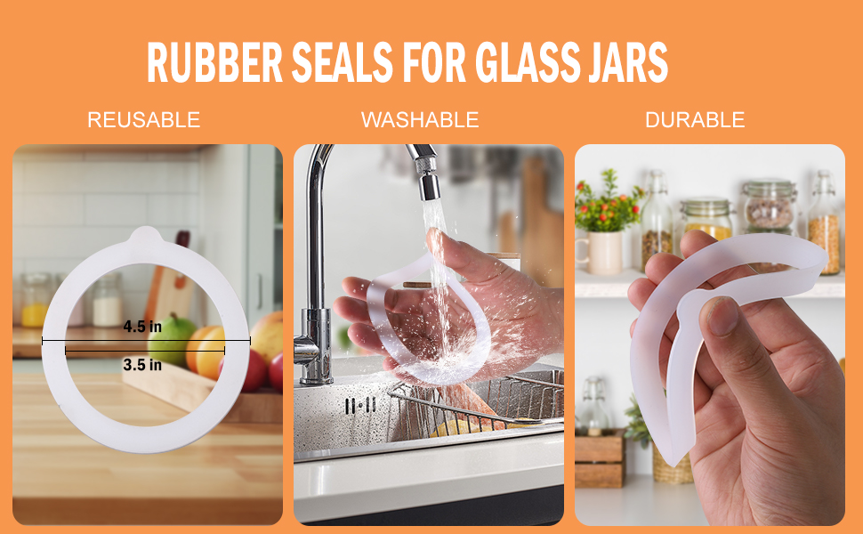 lid gaskets seals oui jars lids canning jar lids rings spice jar replacement lids sealed lid