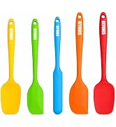 RITONIS Silicone Spatula Set, 5-Piece Heat Resistant Scraper Tools | BPA-Free, Heat-Resistant, No...
