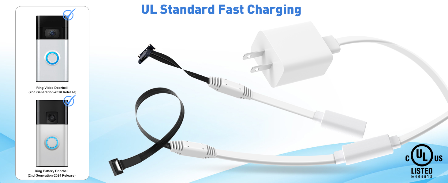 ring doorbell charger cord
