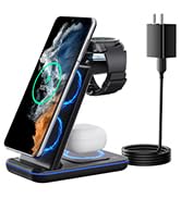 Wireless Charging Station, 3 in 1 Fast Wireless Charger
