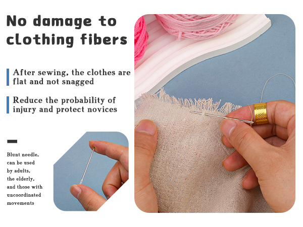 Darning needle advantage