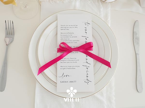 1/2 inch hot pink satin ribbon