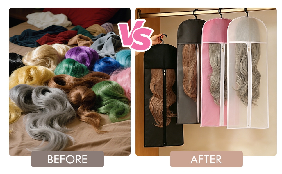 Hair Extension Holder for Multiple Wigs