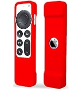 TOKERSE Case Compatible with Apple TV 4K Siri Remote 2021 2022 - Soft Silicone Remote Case Cover ...