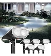 Linkind Solar Lights Outdoor StarRayS, Bright Solar Spot Lights Outdoor, IP67 Waterproof Spotligh...