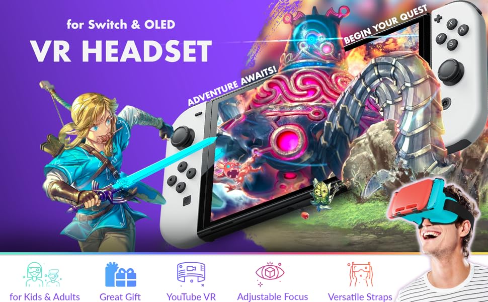 Orzly Nintendo Switch VR Headset