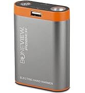 Electric Hand Warmer Phone Charger - HotPocket Lithium Ion Battery Pack, 115 Degree Heat for 8 Ho...