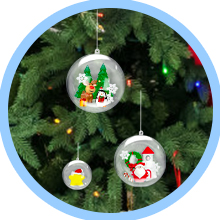 4.2.Clear DIY Christmas Ornament