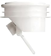 White Drainage Backflow Preventer Valve,Odor Proof Shower Floor Stopper One Way Drain Valve Sewer...