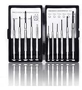 11PCS Mini Precision Screwdriver Set, Small Screwdriver Set for Electronics, Toys, Computer, Watc...