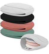 Silicone Cotton Round Holder Cosmetic Cotton Pad Holder Multiple Colors Portable Travel and Seale...