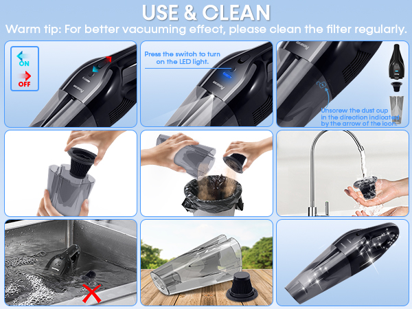 handheld vacuum cordless rechargeable