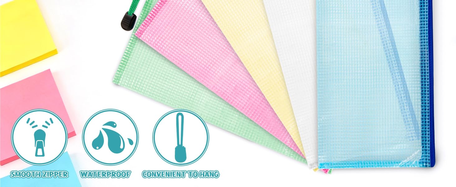 puzzle bags mesh storage bags with zipper mesh pouch