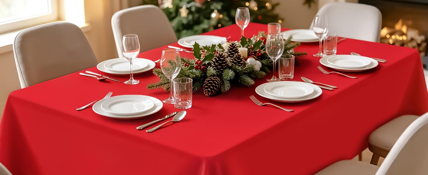 Red Tablecloth