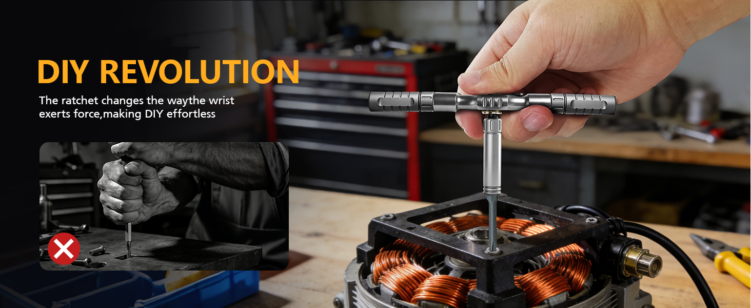 ratcheting screwdriver set