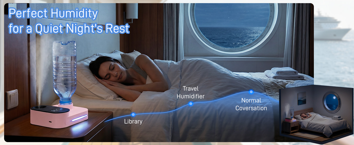 cruise humidifier travel humidifier for cruise portable humidifier water bottle humidifier