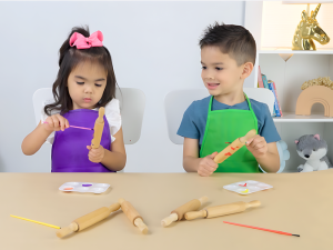 girl playing with sensationally ot sensory play mat