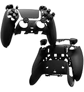 eXtremeRate Beyond-ARC Full Set Shell Buttons Compatible with p s 5 Edge Controller, Non-Slip Rub...