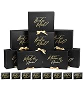 WLUSEAXI 16 Pieces Bridesmaid Proposal Box Set, 8 Pack Bridesmaid Boxes & Cards, Matron of Honor ...
