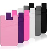 Cell Phone Card Holder Stick on, Meroqeel Adhesive Cellphone Wallet Credit Card Sleeve, Compatibl...