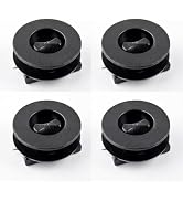 Yiwview 4PCS Car Carpet Fixing Clips, Universal ABS Anti-Slip Floor Mat Fasteners for Carpet Rubb...