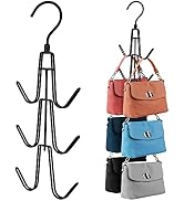 ZEDODIER Purse Hanger Organizer for Closet, 2 Pack Hanging Bag Holder, Keeping Purses Visible and...