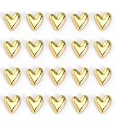 GOOZADA 20Pcs Fridge Magnets, Gold Magnets for Fridge, Love Heart Refrigerator Magnet,Small Decor...