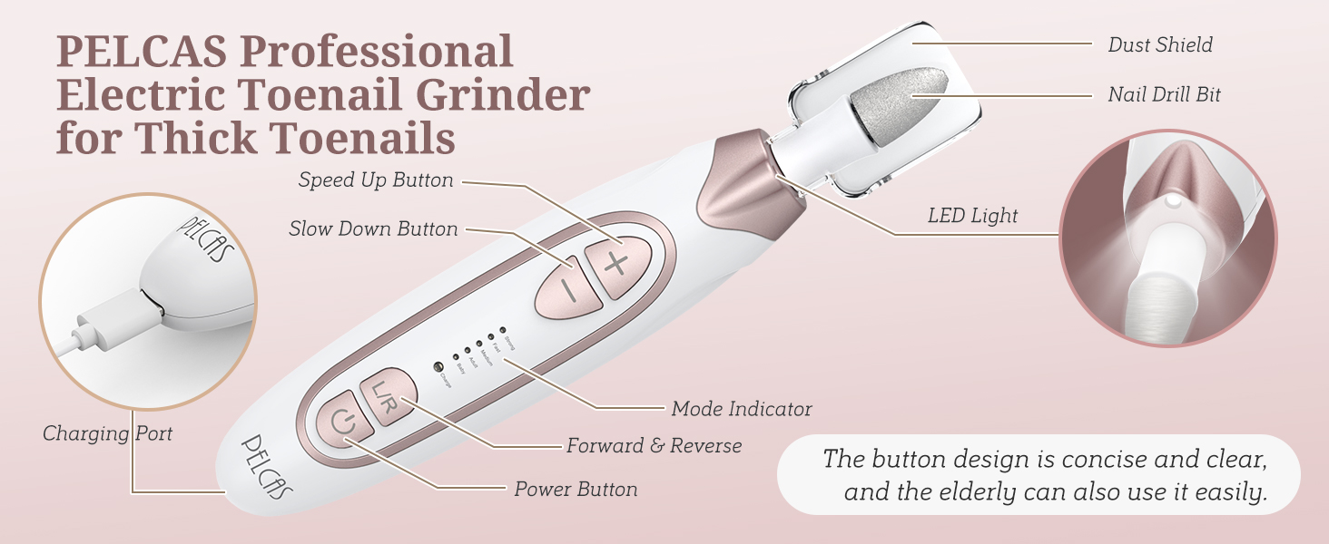 toenail grinder for thick toenails