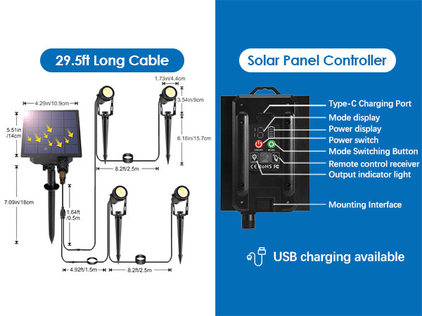 solar lights outdoor waterproof