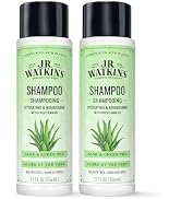J.R. Watkins Daily Hydration Shampoo, Aloe & Green Tea - 12 fl oz (Pack of 2)