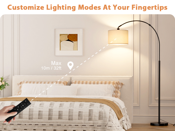 floor lamp with remote control