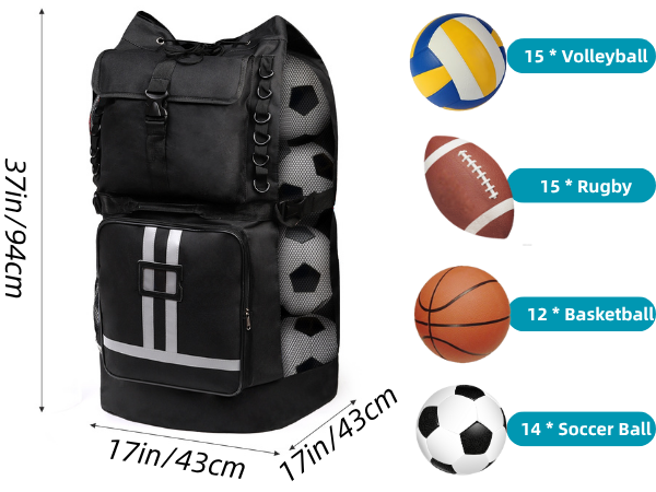 extra large mesh sports ball bag