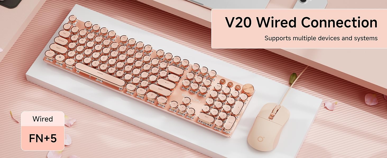 typewriter style gaming mechanical keyboard full size gaming keyboard noiseless keyboard