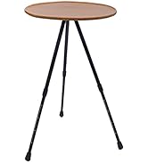 DZRZVD Camping Table,Detachable Portable Table,Height Adjustable Side Table for Outdoor Garden Pi...