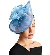 DRESHOW Women Fascinator Hats Tea Party Hat Vintage Pillbox Hat Headband for Cocktail