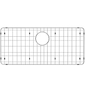 iPEGTOP Sink Rack for Bottom of Sink, Stainless Steel Sink Protector 28-3/4" x 15-3/4" with Rear ...